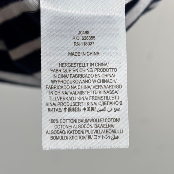 Boden Breton Long Sleeve T Shirt 13 Rainbow Cuff Tee Navy Stripe Nautical Preppy - Picture 7 of 11